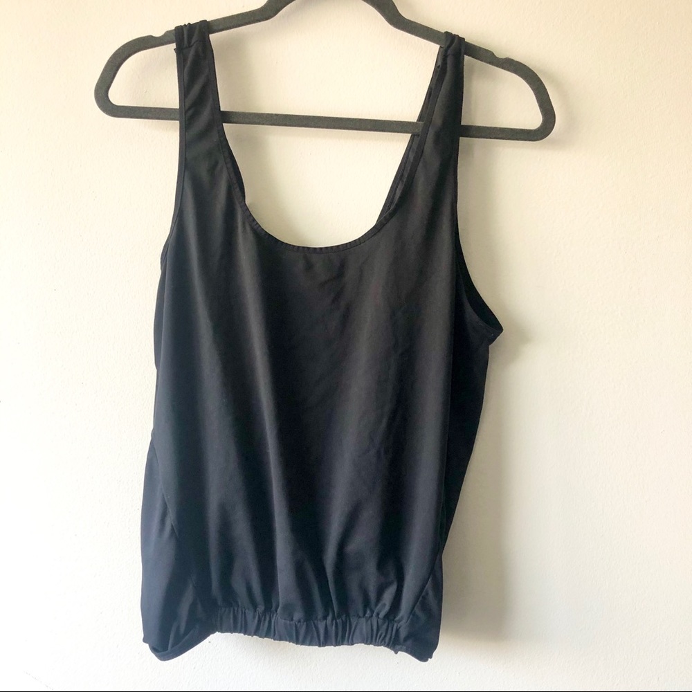 Fabletics Reversible Black Tank Top